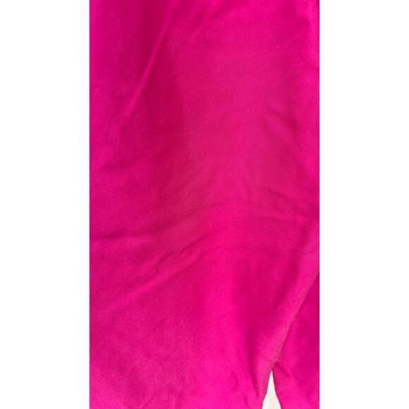 Vintage Silk Sunny Leight 100% Silk Pants - Fuchsia, Size Medium - Picture 7 of 12